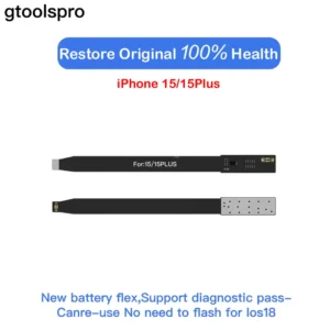 Gtoolspro iOS 18 Battery Health Repair Flex Cable For iPhone 15/15Plus