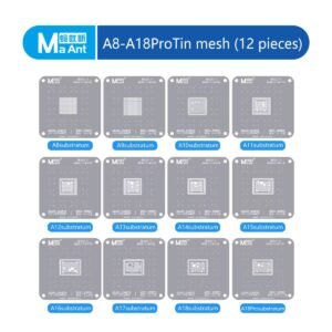 MaAnt A8-A18 PRO Chip CPU BGA Reballing Stencil